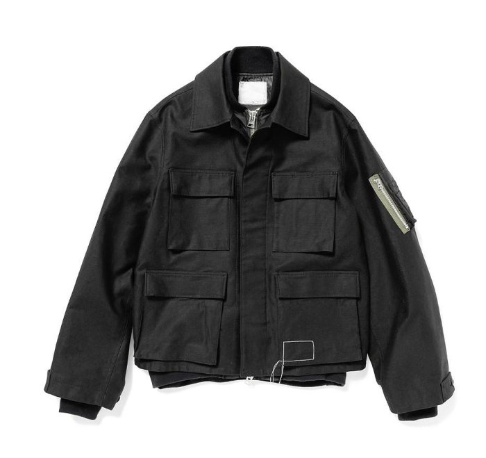 WTAPS Cotton Back Satin Jacket 02 / JACKET / COTTON. BACK SATIN