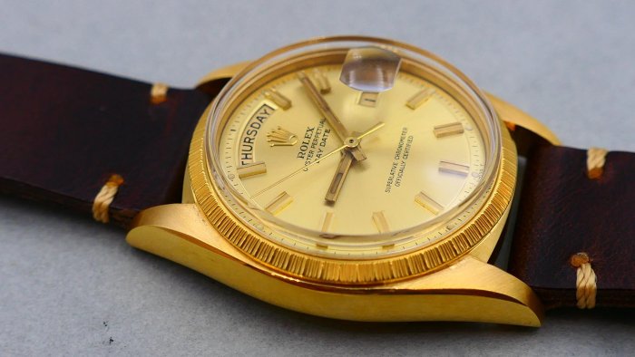 【美好時光】一級逸品分享交流ROLEX勞力士罕見型號1807寬版面針超美品 （ 1803 18038 18238參考)