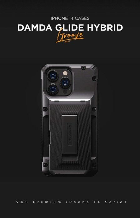 KINGCASE 韓國 VRS iPhone 14 Pro 6.1 插卡支架保護殼皮套手機套保護套