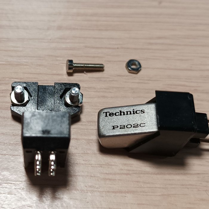 ★貴重! TECHNICS EPC-P202C★T4P ピュアボロンカンチ レバー！ Technics P202C T4P MM唱頭(含兩個非原廠針, 1&frasl;2-inch 轉換架) 免運費