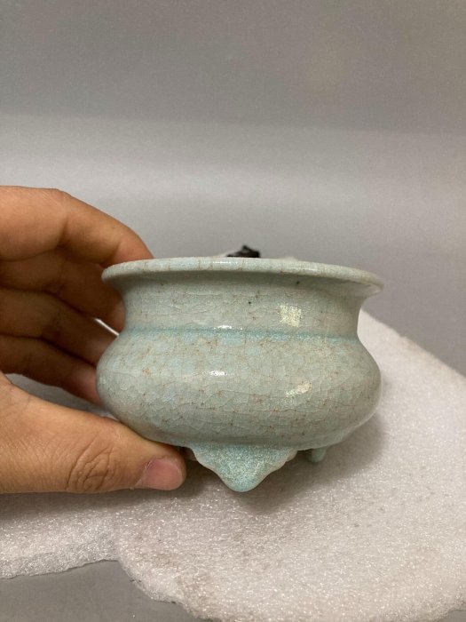 龍泉窯香爐三足筆洗青瓷| Yahoo拍賣