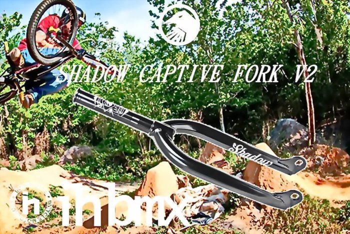 I.H BMX] SHADOW CAPTIVE V2 FORK 可調式偏移裝置前叉滑步車平衡車越野