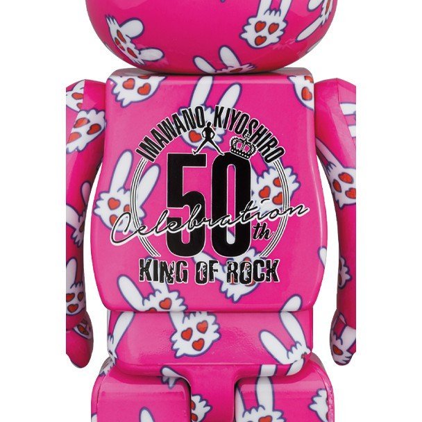 BEETLE BE@RBRICK 忌野清志郎50TH 50周年紀念庫柏力克熊BEARBRICK 100