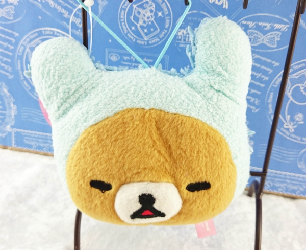 【震撼精品百貨】拉拉熊懶懶熊 Rilakkuma~San-X 拉拉熊吊飾/手機吊飾-瞇眼/藍#62030