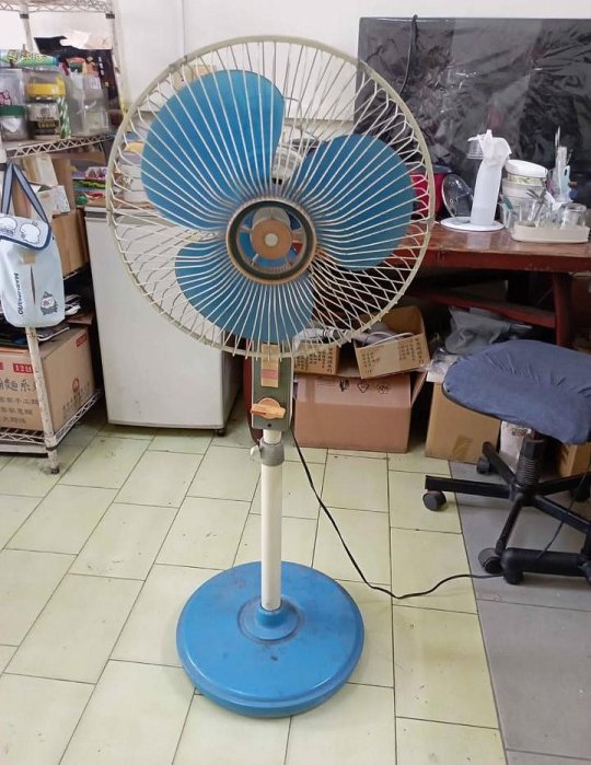台灣早期大同16吋定時(70分鐘)電風扇4速風檔