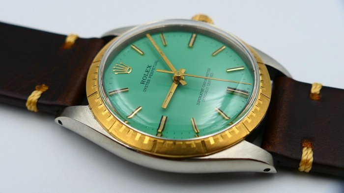 【美好時光】ROLEX勞力士少見型號1038自動上鏈半金款OP 1570機芯 ( 5500 1601 1500等參考）