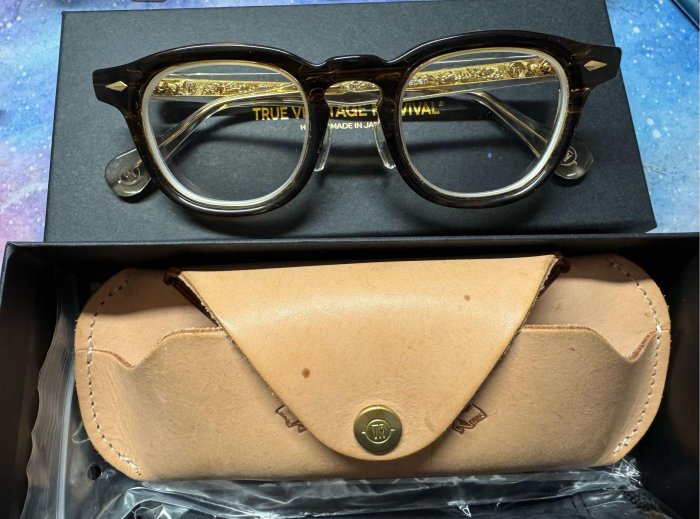 True Vintage Revival TVR 日本純手工眼鏡504X 近全新 Smoke Brown Champagne