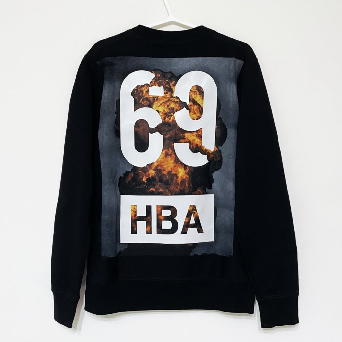 Black' ファッション 超希少 HOOD BY AIR HBA ロゴ ロングTシャツ M