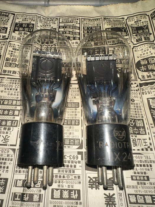 WhiteNoise愛樂人]RCA UX-245 真空管（等同Cunningham CX-345