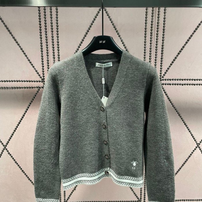 CD Dior 針織外套 毛衣外套 小外套 針織衫 復古優雅外套 針織上衣 法式百搭外套 氣質甜美高雅💕