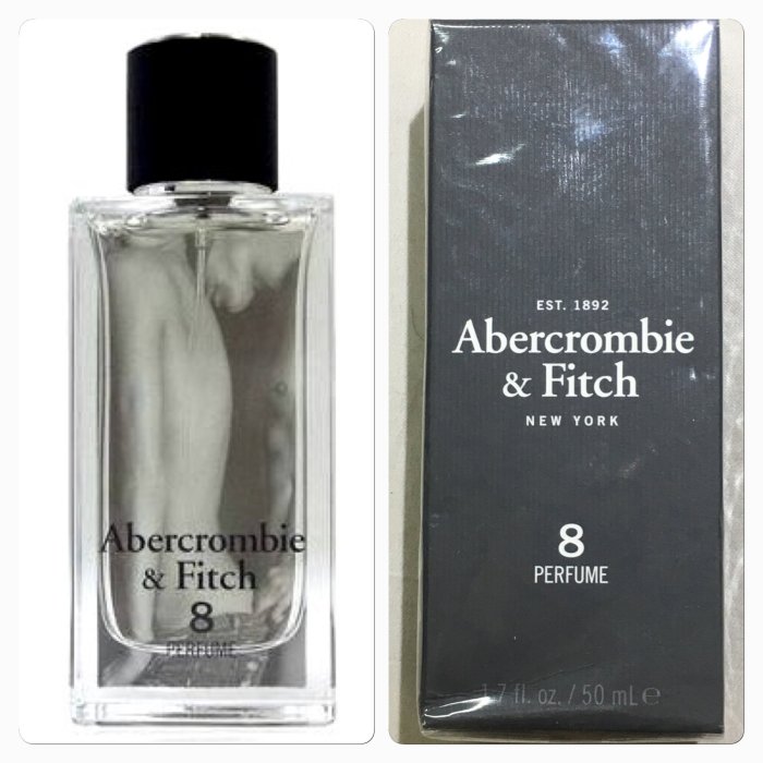 【新品未開封】Abercrombie & Fitch 香水50ml 全新Abercrombie & Fitch 中性男用女用8 號香水50ml(A&F) 絕版品