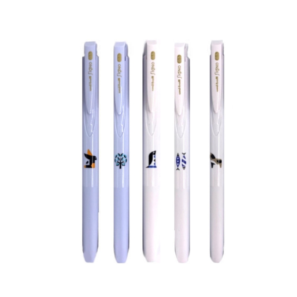 (限量)【無盒版】三菱 uni-ball one SINGO 自動鋼珠筆(0.5mm) 動物拼接系列5入組-黑芯