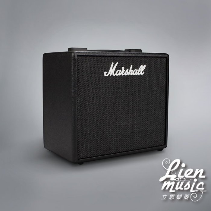 立恩樂器贈導線』Marshall CODE 25 W 數位電吉音箱藍芽喇叭支援