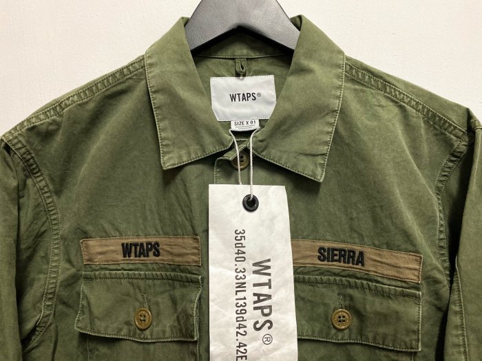 WTAPS 2018 18SS BUDS LS 02 SHIRT 長袖軍事襯衫軍襯軍綠| Yahoo拍賣