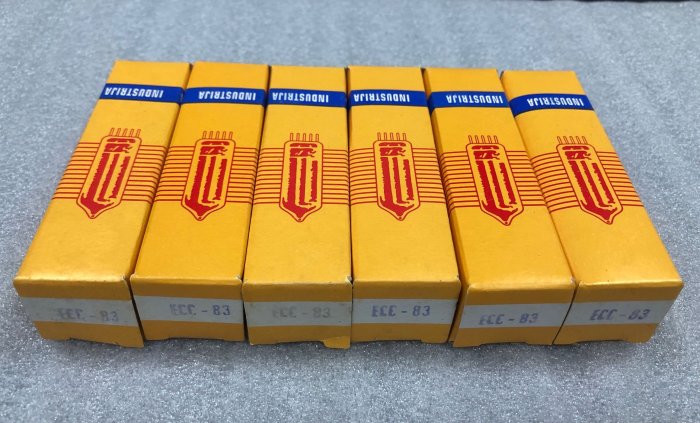 全新原盒南斯拉夫长屏EI 【現状品】 Ei 真空管 ECC 83 12AX7