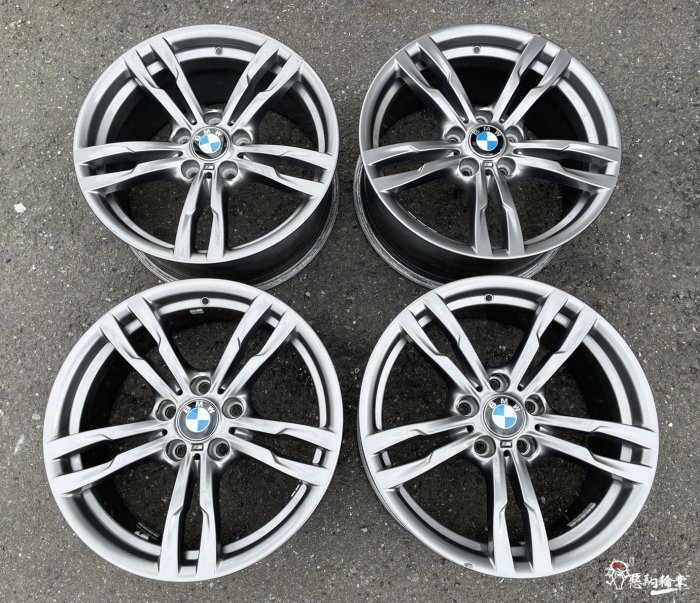 二手中古鋁圈 BMW 18吋 5孔120 原廠前後配 灰 F36 E46 F30 F31 F32 F34 F20 E87 下