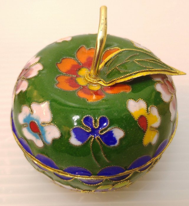 龍廬-自藏出清~景泰藍工藝品-景泰藍七寶燒銅胎掐