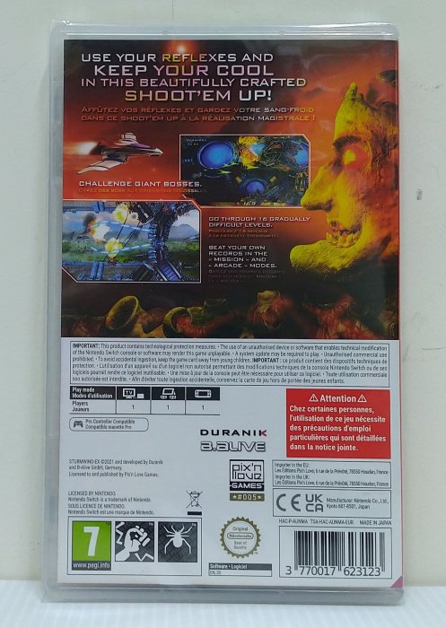 全新現貨]Switch Sturmwind EX 2D橫向飛機射擊| Yahoo拍賣