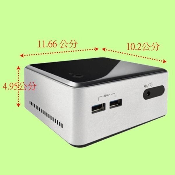 5Cgo【權宇】Intel NUC D54250WYKH i5-4250U MiniPC 適2.5吋硬碟含稅