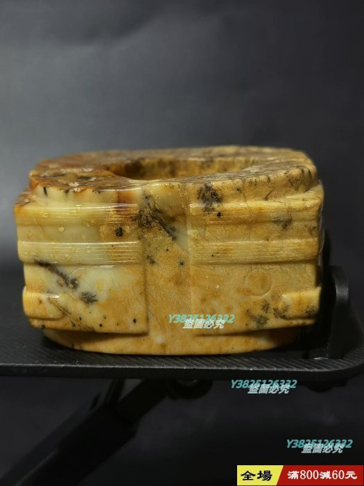 古玉 玉琮 黄玉 唐物 古玩 古玉老玉良渚文化玉琮舊藏古玩二手【古物都院】—1044 | Yahoo拍賣