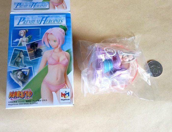 火影忍者泳裝( SP綱手 + 鳴人色紙 簽名板 ) 代理版