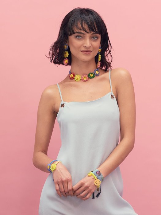 Venessa Arizaga HAPPY FLOWER 笑臉手鍊 彩色手鍊