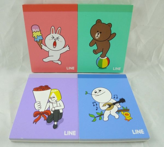 【震撼精品百貨】LINE FRIENDS 兔兔、熊大、饅頭人、詹姆士~小便條 『共4款』