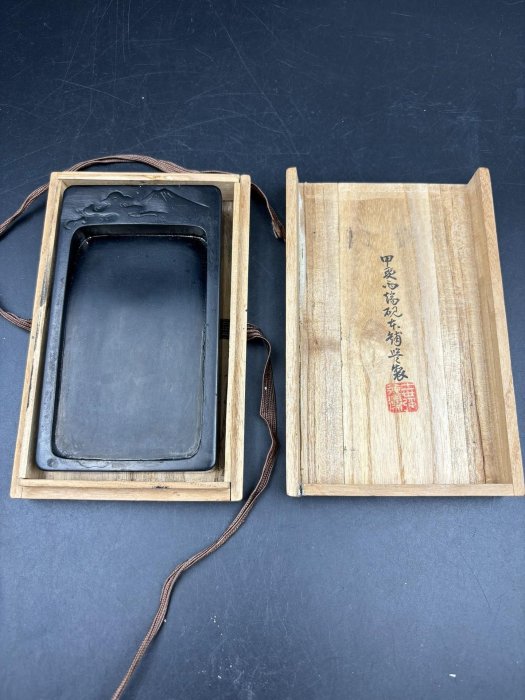 嚴選日本雨端硯名家十一代雨宮靜軒力作全品共箱限量珍藏硭制三百多年