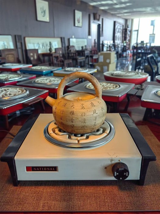 可議價【二手】日本電爐，中古電爐，電爐絲電爐，日本進口原裝中古電爐絲老茶爐，七十年代松下NK6812458【古韻閣】