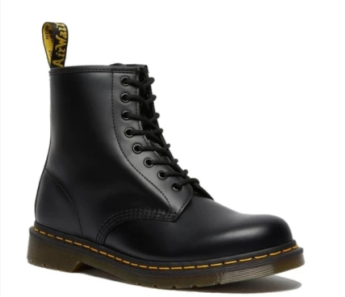 DR. MARTENS 馬汀大夫 1460 SMOOTH 8孔 11822006中性款硬皮 黑色 男女皆可