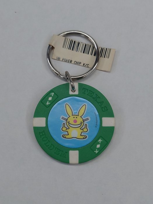 TEXAS POKER CHIP 撲克牌籌碼鑰匙圈