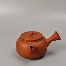 全新三代山田常山造日本常滑燒朱泥茶具組未使用，附原箱橫手急須茶壺