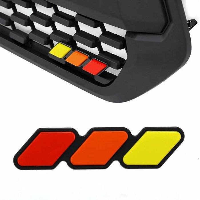 KUGA CRV車標 改色 水箱罩三色銘牌 中網 三色車標 三色標 車頭LOGO標 車頭銘牌 氣霸網車標