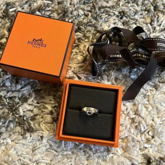 18888 愛馬仕 HERMÈS 純銀CDC戒指 #50、#51