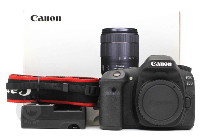 【高雄青蘋果3C】Canon 80D 單機身 A-PSC 快門數 :37xx次 二手單眼相機#97733