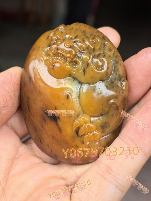 新疆和田玉原石重量87克尺寸70 33 料型和田玉籽料美品【二手】【新疆玉