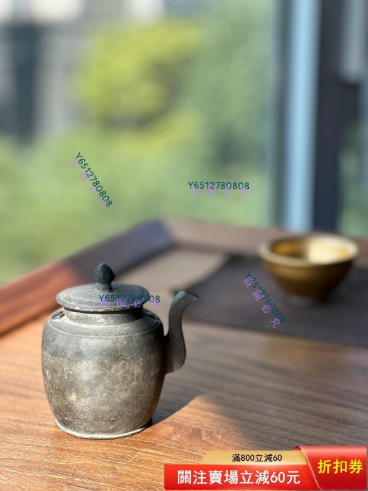 清末民初老錫壺【前門外打磨合義號】 一個有意思的老錫壺，清末民初的