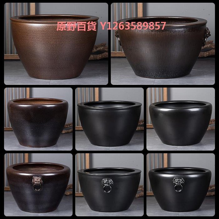 景德鎮陶瓷錦鯉金魚缸特大號庭院門海大型睡蓮缸荷花缸老式大水缸