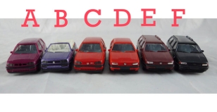 【震撼精品百貨】西德Herpa1/87模型車~福斯VW-GOLF/CABRIO/VR6/PASSAT GL【共6款】