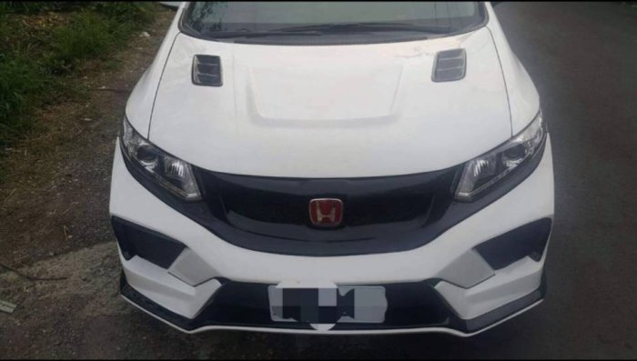 冠傑汽車改裝 喜美 CIVIC 9  K14 泰版前保桿空力套件 12-14 塑膠件