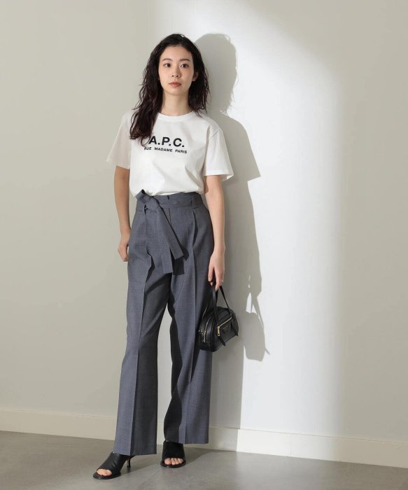 山東: A.P.C. × Demi-Luxe BEAMS / 別注rue madame/精緻立體刺繡短T