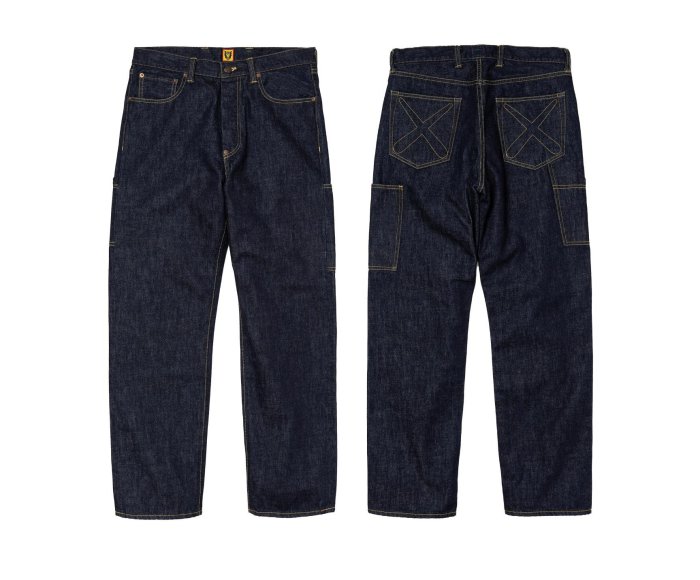 HUMAN MADE x KAWS Made Denim Pants 美品 HUMAN MADE x KAWS MADE DENIM PANTS #1 牛仔褲XX26PT001。太陽