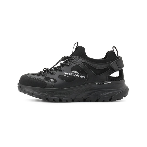 SKECHERS DLUX TREKKER SANDAL 寬頭涼鞋 黑 237639BBK 男鞋