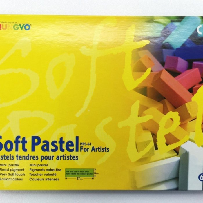 藝城美術~韓國MUNGYO 64色soft pastel 粉彩粉彩筆粉彩條| Yahoo拍賣