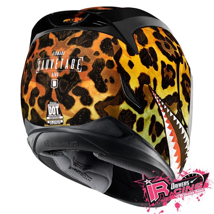 ♚賽車手的試衣間♚ Icon® Airmada Sauvetage Deux 美國原裝街車彩繪豹