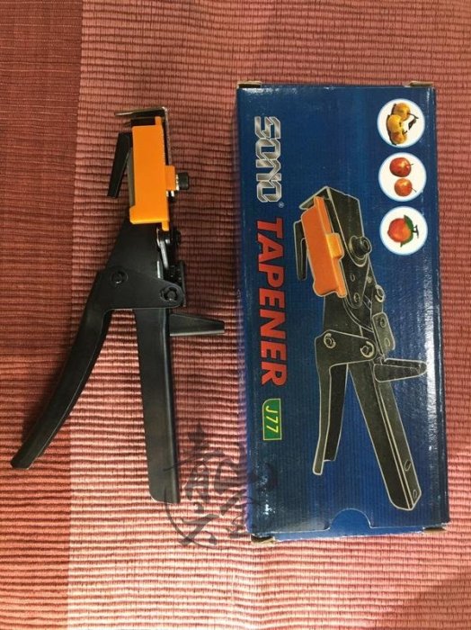 青山六金』J77 結束機結束帶嫁接器sono 鐵線捆綁器束帶番茄束緊機番茄