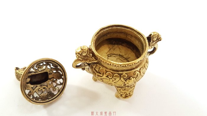 銅製 香炉 龍鳳香炉 茶室 書斎 薫香炉 民間収集 銅製 龍鳳麒麟 香炉 香薰炉