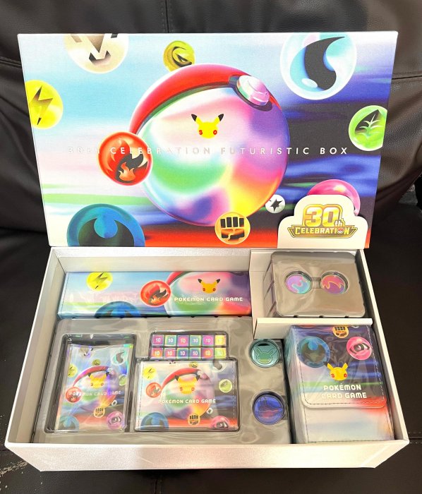 寶可夢 30週年 高價禮盒 中文版 30th CELEBRATION FUTURISTIC BOX ptcg週邊 一元起標！可刷卡
