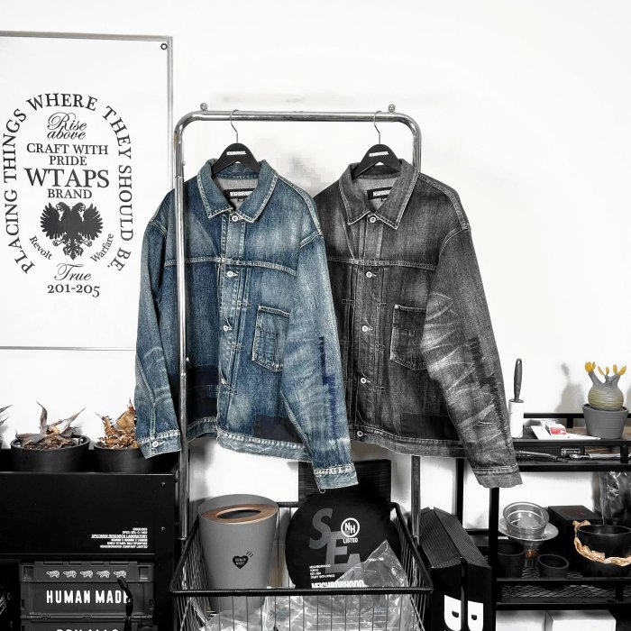 ジャケット・アウター NEIGHBOR HOOD 2023AW SAVAGE DENIM TYPE1 Neighborhood Savage Denim Type-1 Jacket Indigo Men's - SS23 - US