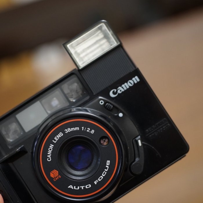 售】剛保養Canon AF35M II 38mm F2.8大光圈街拍底片機送電池約85成新